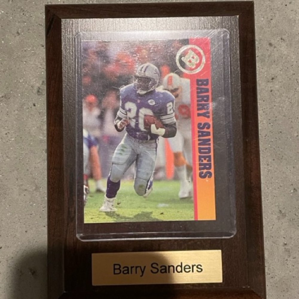 Barry Sanders Football Card